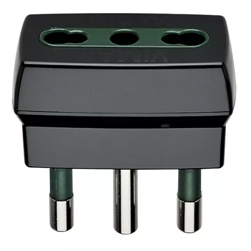 Vimar - 00300 - S17 adaptor +P17/11 outlet black
