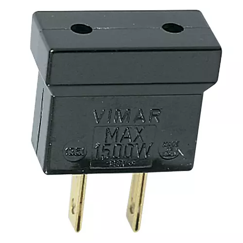 Vimar - 01351 - Adapter 2P USA - P10 schwarz