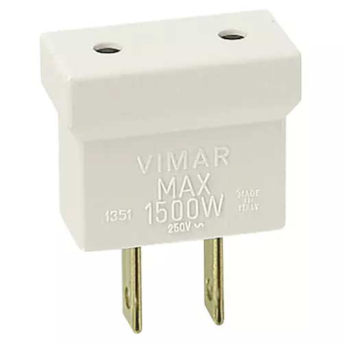 Vimar - 01351.B - Adaptador 2P USA - P10 blanco