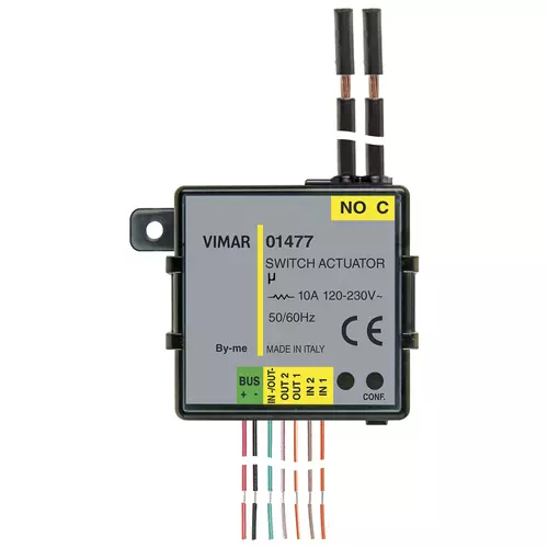 Vimar - 01477 - Home autom.module 2IN 3OUT (1relay+2LED)