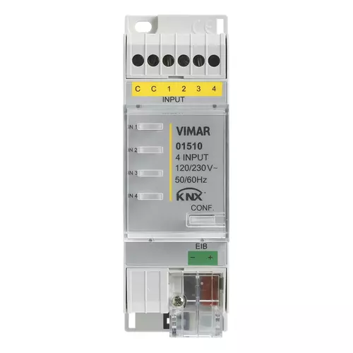 Vimar - 01510 - Binary input 4-channel 120/230V KNX