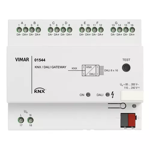Vimar - 01544 - Gateway DALI 8 canali KNX