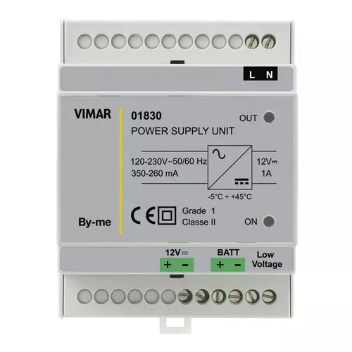 Vimar - 01830 - Alimentatore 120-230V~ 12Vdc