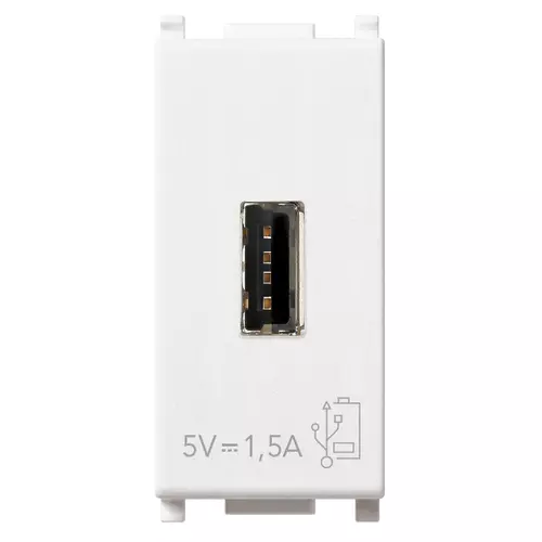 Vimar - 14292 - Unidad alimentación USB 5V 1,5A 1Mblanco
