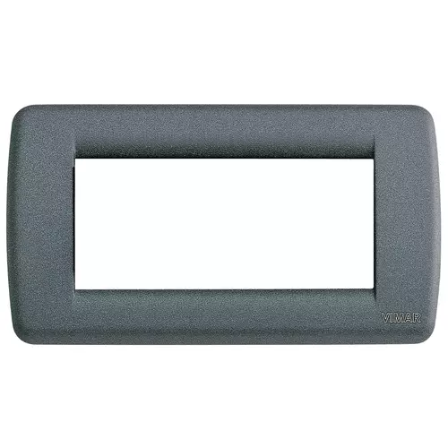 Vimar - 16754.46 - Rondò plate 4M metal slate grey
