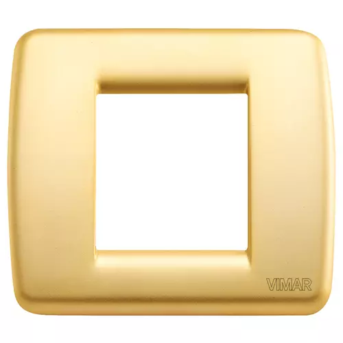 Vimar - 17093.33 - Rondò plate 1-2M metal matt gold