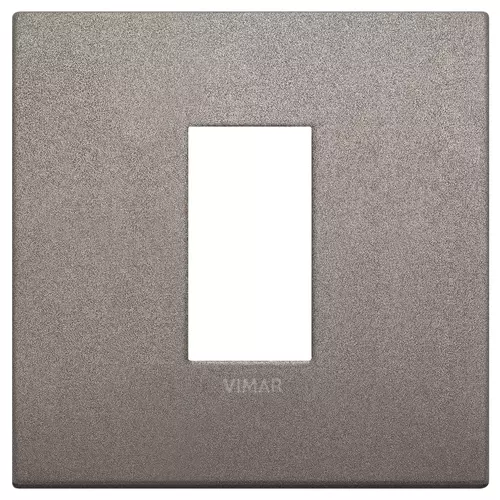 Vimar - 19641.04 - Classic plate 1M metal matt titanium