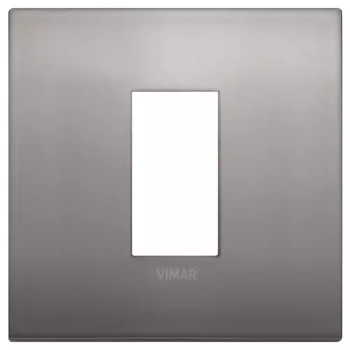 Vimar - 19641.10 - Classic plate 1M metal black nickel