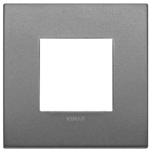 Vimar - 19642.02 - Classic plate 2M metal matt slate