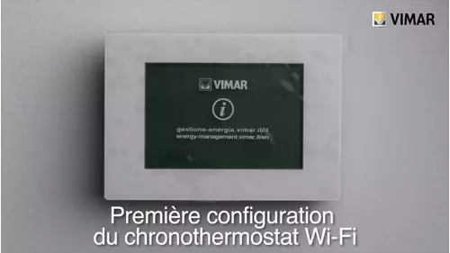 Vimar tutorial cronotermostato wifi prima configurazione FR