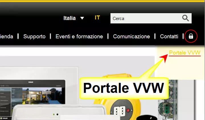 Vimar Virtual Workspace button