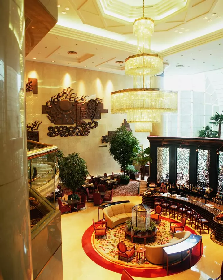 Hotel courtyard shangai idea atrio ingresso