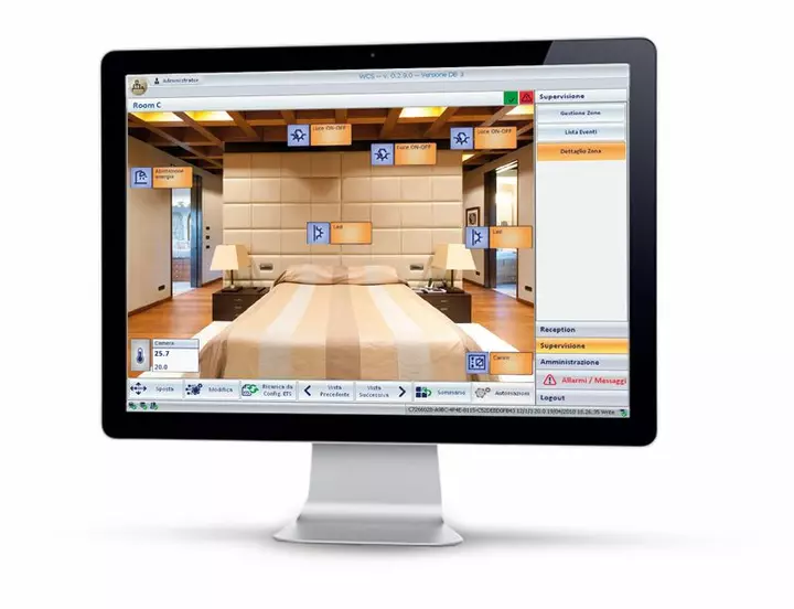 well contact schermo