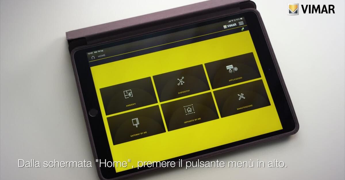 Tutorial App View Pro: sincronizzazione e consegna impianto - Vimar