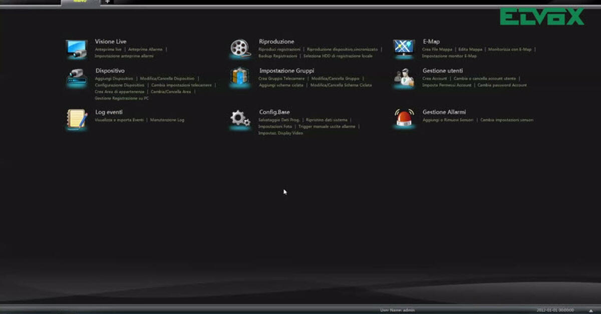 Software CVM Elvox - Central Video Management. Guida all'utilizzo. - Vimar