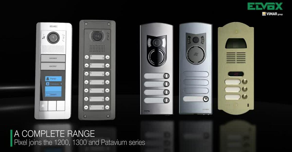 Pixel video door entry panel. Beauty and Strength - Vimar