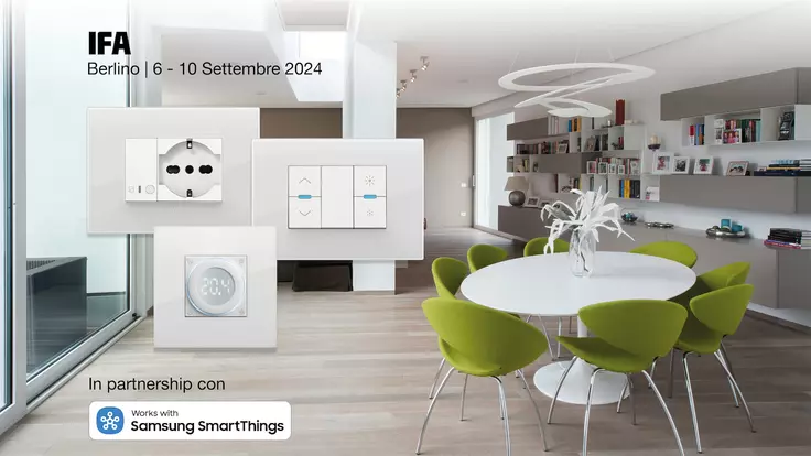 Vimar presente a IFA 2024 con Samsung SmartThings