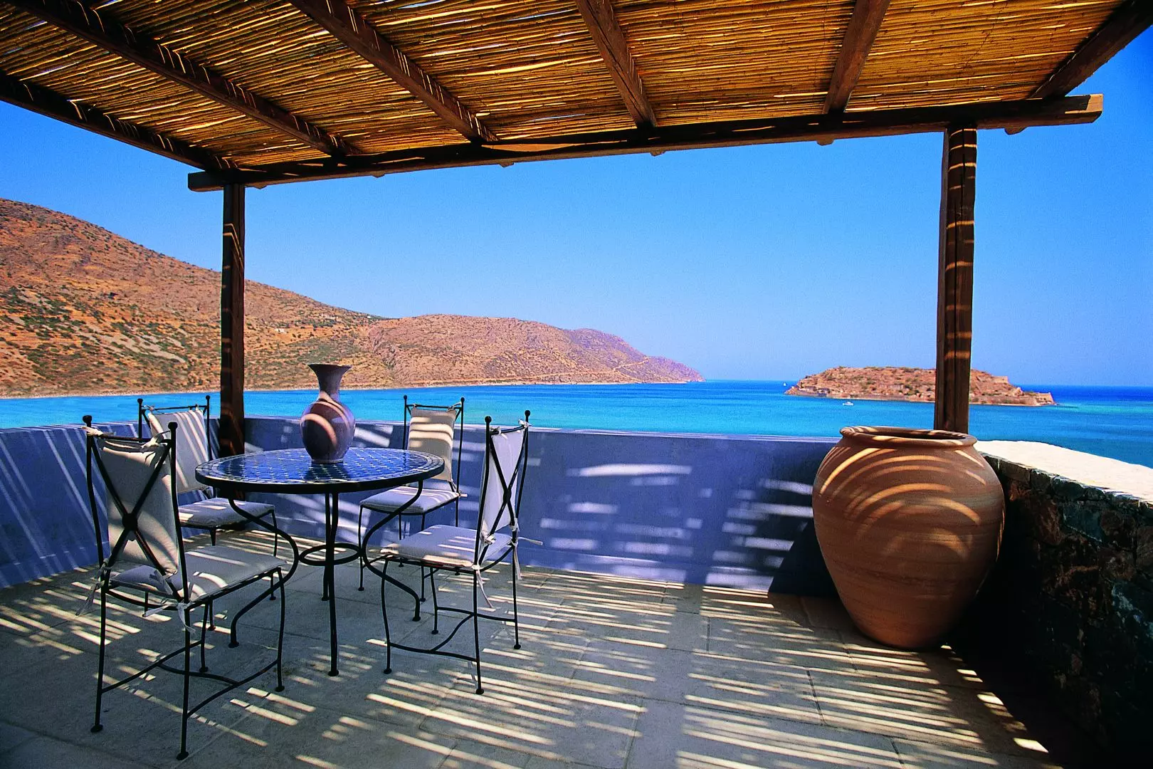 Hotel blue palace creta idea plana terrazza sul mare