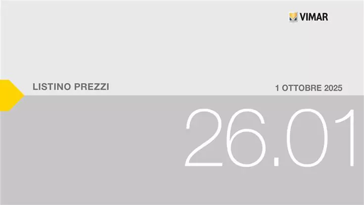 Listino 26.01 copertina