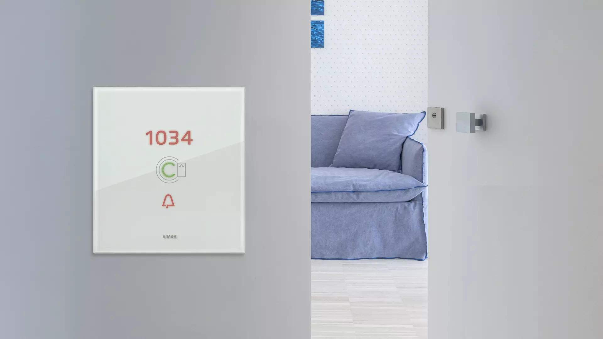 Vimar Eikon Lettore Tactil Verticale Knx