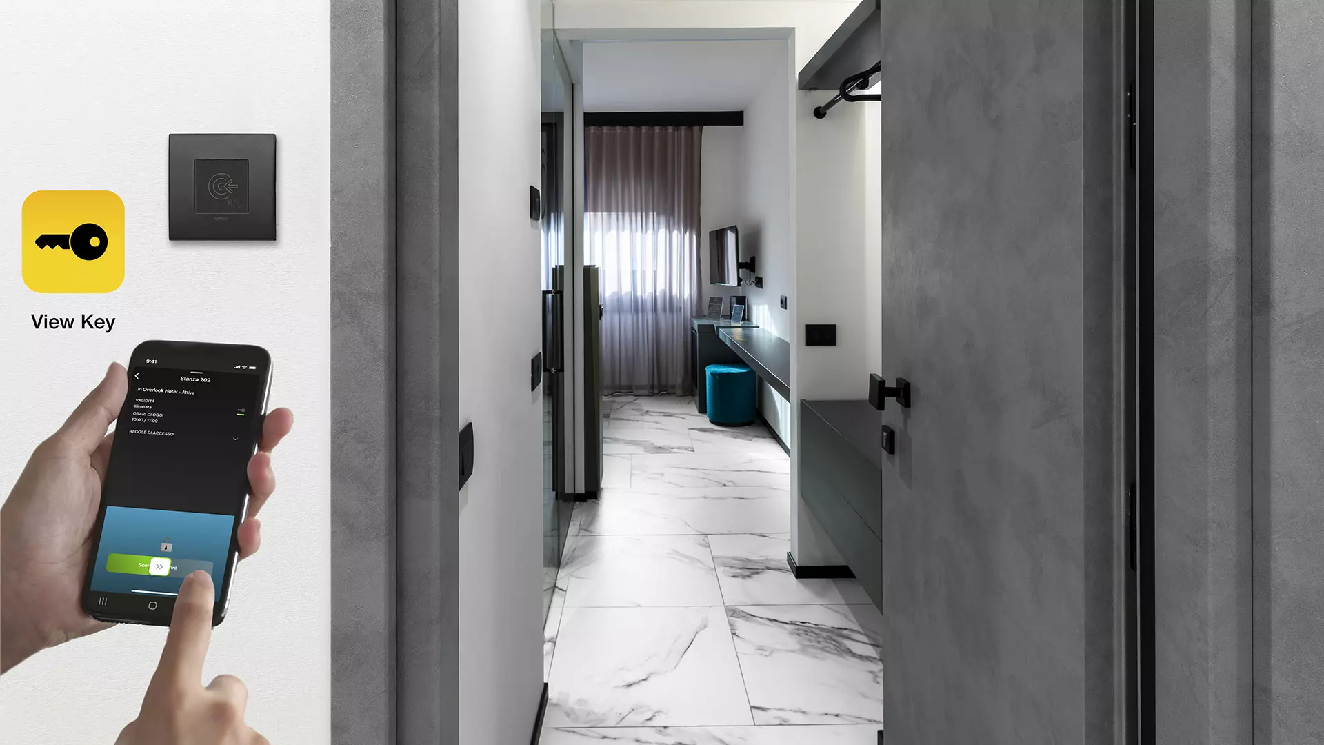 Vimar Hotel The City Ancona Con Lettore Arke Con Icona