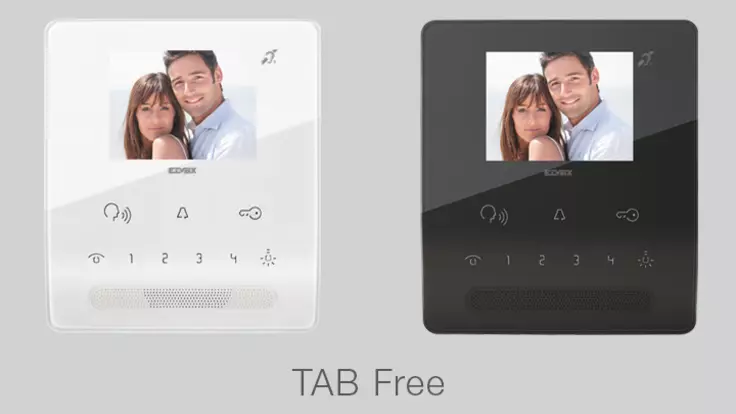 Tab Free bianco e antracite by Vimar