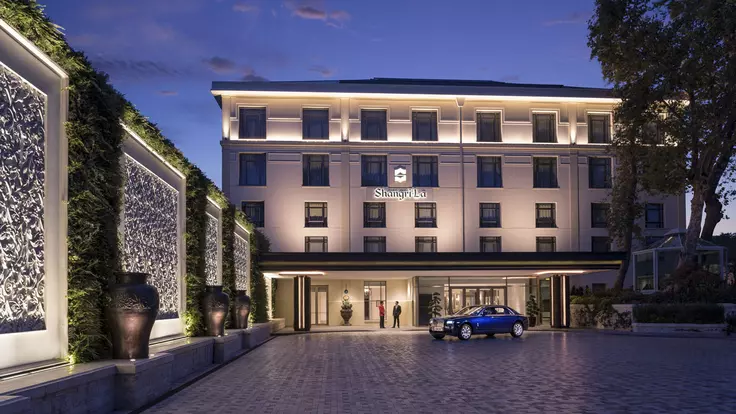 Porte cochere Shangri La Bosphorus Idea Vimar