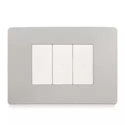 Plaque Vimar gris dolomite au design élégant et contemporain