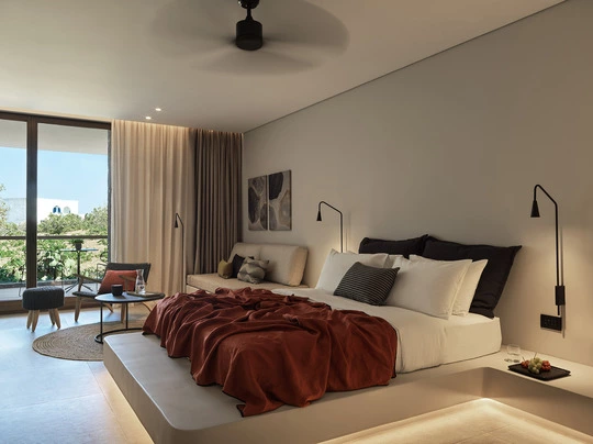 A Santorini l’esclusivo Magma Resort ha scelto Arké Classic  Vimar