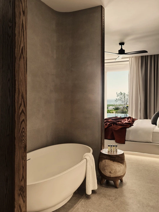 A Santorini l’esclusivo Magma Resort ha scelto Arké Classic  Vimar