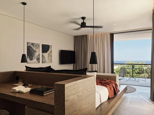 A Santorini l’esclusivo Magma Resort ha scelto Arké Classic  Vimar