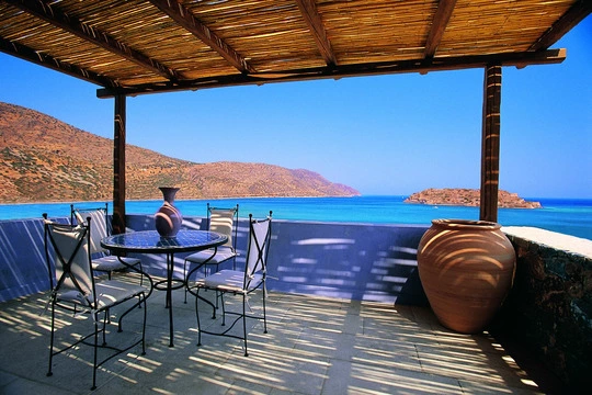 Hotel blue palace creta idea plana terrazza sul mare