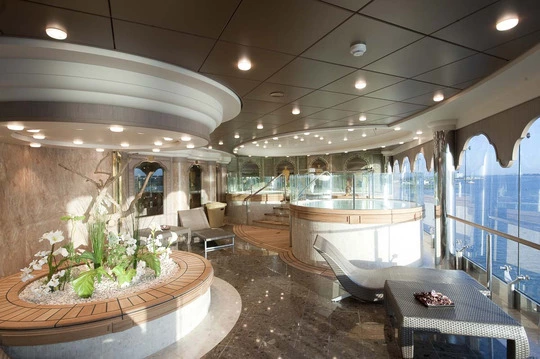 Nave crociera msc magnifica plana zona relax