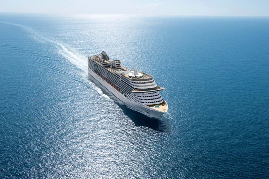 Nave crociera msc splendida plana panoramica