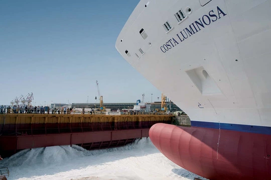 Nave fincantieri costa luminosa idea particolare