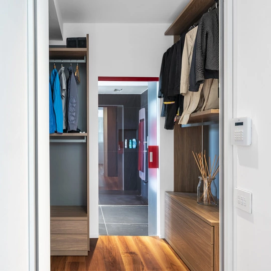 Progetto residenziale Eikon Exé Flat guardaroba