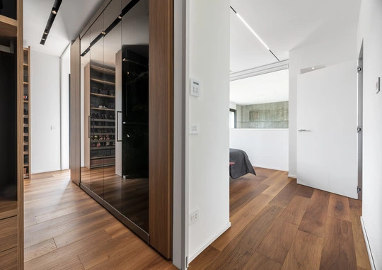 Progetto residenziale Eikon Exé Flat corridoio