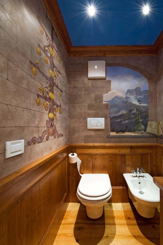 Residenziale appartamento cortina idea bagno
