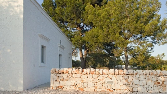 Residenziale Vimar Valle d'Itria Arké Muretto Esterno Sasso