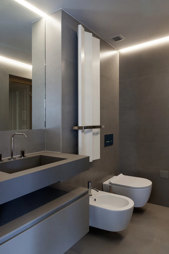 Vimar Villa Varazze Eikon Tactil Evo domotica IoT bagno