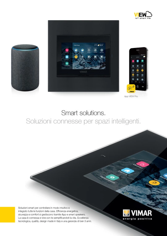 Vimar Campagna Stampa e quotidiani 2019 Soluzioni Smart