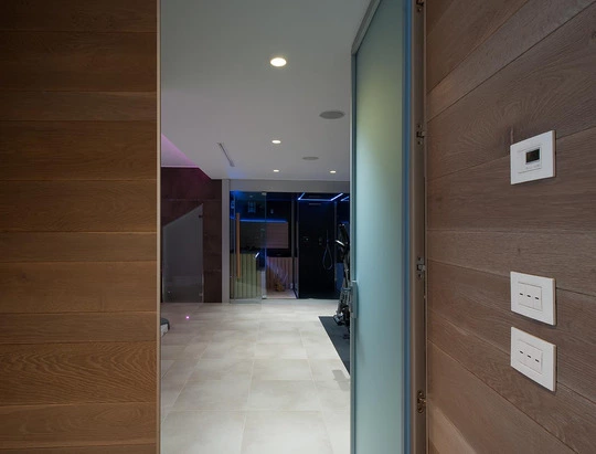 villa Bergamo domotica Vimar area wellness