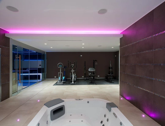 villa Bergamo domotica Vimar area wellness