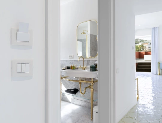Hotel Lorelei Londres Sorrento sala comune | progetto Vimar