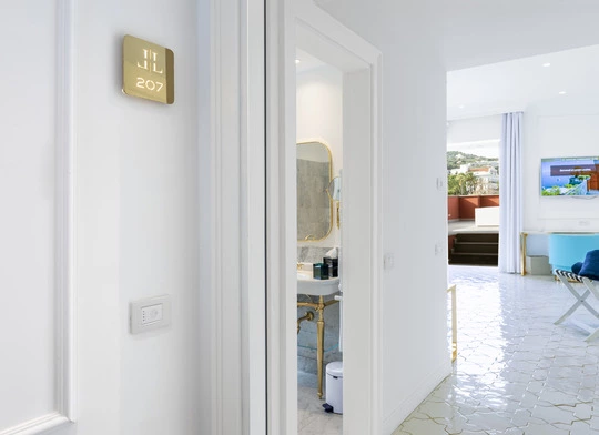 Hotel Lorelei Londres Sorrento ingresso | progetto Vimar