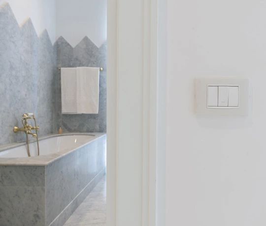 Hotel Lorelei Londres Sorrento bagno | progetto Vimar