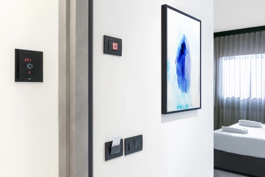 Vimar progetto alberghiero The city hotel Ancona smart card