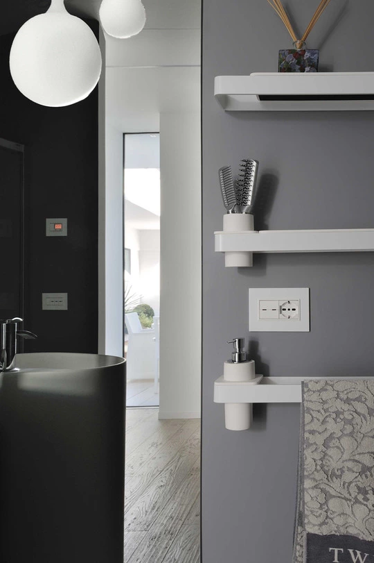 Vimar Eikon Evo Domotica By-me Residenza privata Rovigo Dettaglio bagno
