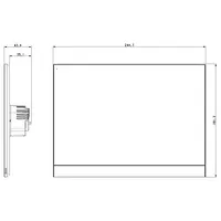 vue des dimensions art. 01426
