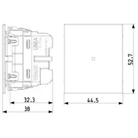 vue des dimensions art. 30004A.2B